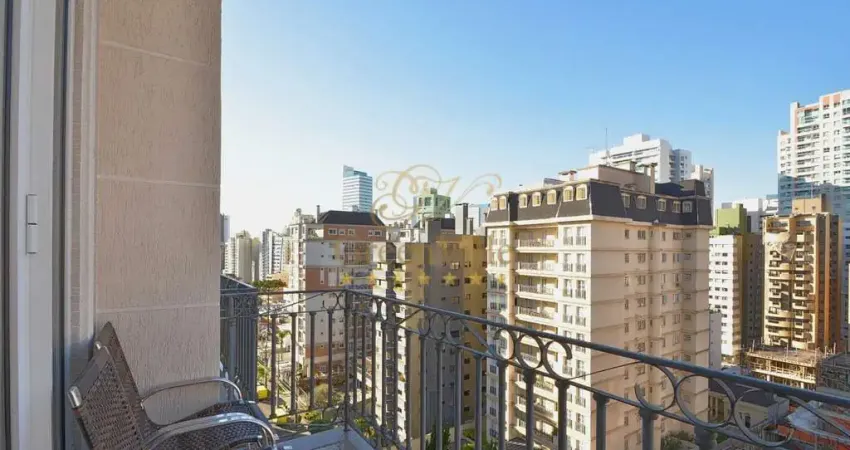 Batel, cobertura duplex ed. lucyr pasini, piscina aquecida, 370 metros privativos, 4 quartos, 3 suí