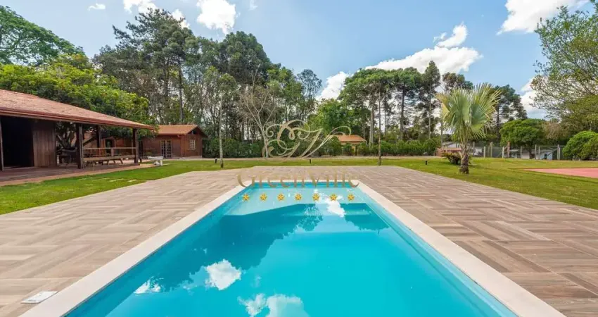 Campo largo 30km parque barigui, 29.000m², casa madeira de lei, piscina, à venda, miqueleto, fazend