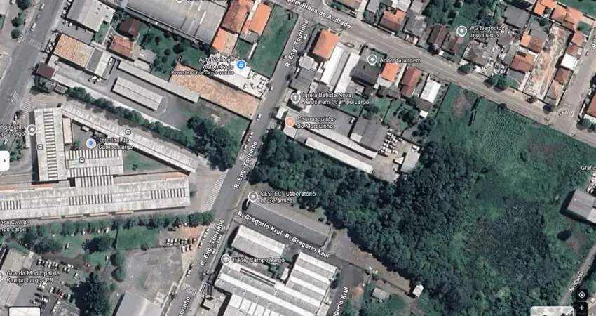 Campo largo, terreno altura permitida 15 pavimentos, 11.865m², zoneamento zr4,taxa ocupação 75% à v