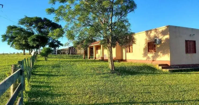 Alegrete, estrada do caverá, 32,70 hectares, arrendada, fazendinha ou haras, banheiro de gado, tron