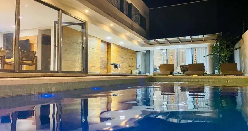 Santa felicidade, casa 470m² privativos, 3 à 4 suítes, mezanino, ofurô, piscina aquecida, à venda,