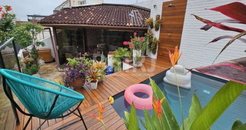 Cobertura Duplex com 5 quartos, sendo 2 suítes , 4 vagas e piscina para VENDA