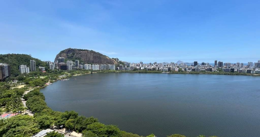 VENDO COM DESLUMBRANTE VISTA PANORÂMICA APARTAMENTO DE 3 QUARTOS COM SUITE E VAGA, NA LAGOA RIO DE JANEIRO RJ