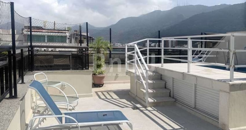 SENSACIONAL COBERTURA DUPLEX DE 324m2, 4 QUARTOS, 2 SUITE, 2 VAGAS, NA LAGOA - RIO DE JANEIRO - RJ