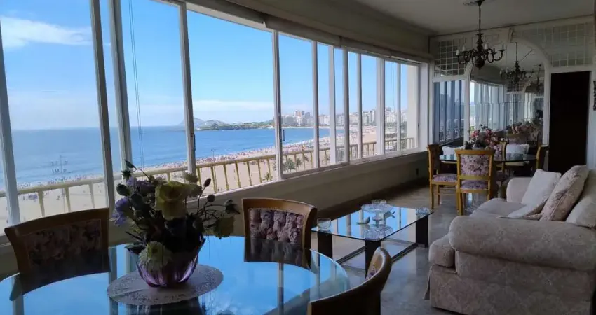 COPACABANA - Excelente apto frente Av Atlântica 353 m²