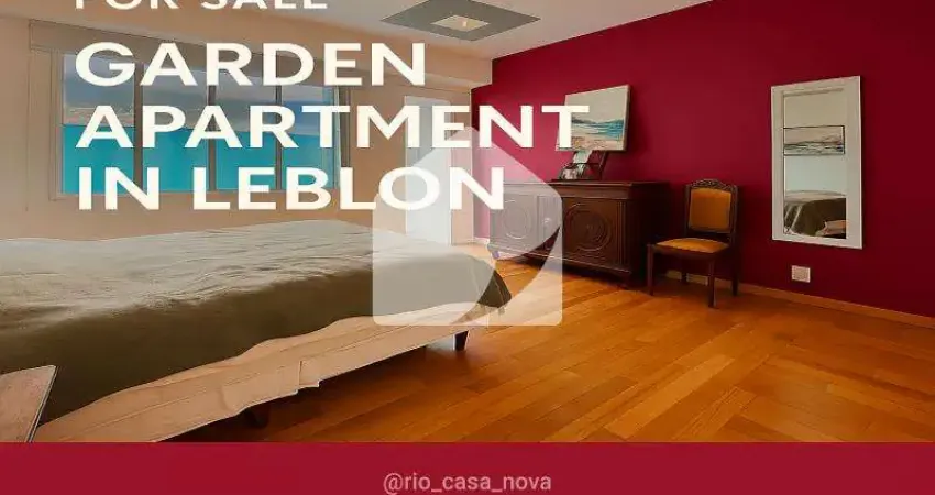 Garden no Leblon: 261m² de Elegância e Privacidade a Poucos Passos da Praia