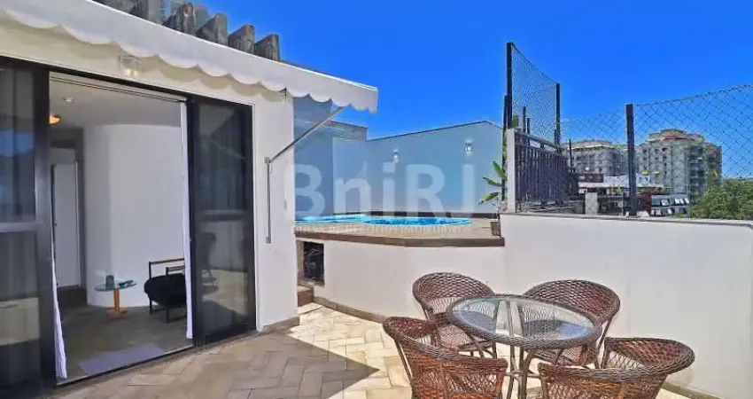 GÁVEA - EXCLUSIVIDADE, Charmosa cobertura com 2 quartos !