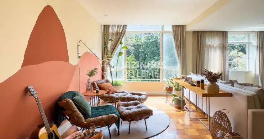 Apartamento encantador com vista para o verde, leme, rio de janeiro.