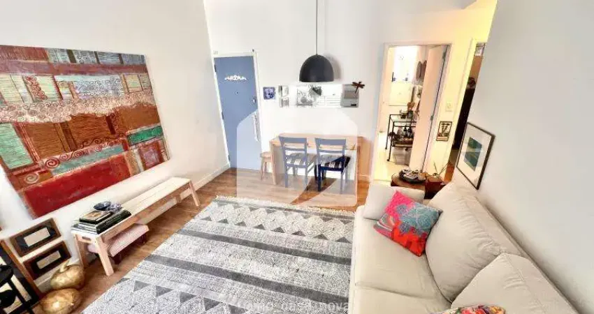 Apartamento reformado, andar alto e silencioso no coração do humaitá