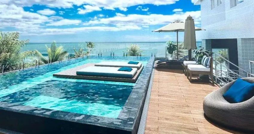 Conforto e beleza: apartamento com vista deslumbrante para o mar