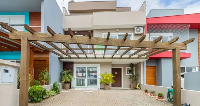 Imperdível! Casa em condomínio à venda em Porto Alegre-RS, bairro Hípica, 3 quartos, 1 suíte, 2 salas, 3 banheiros, 2 vagas e 244m²