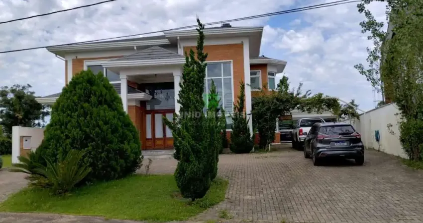 Imóvel de luxo no chapéu do sol: casa em condomínio com 4 suítes, 3 salas e 550m² em porto alegre-rs