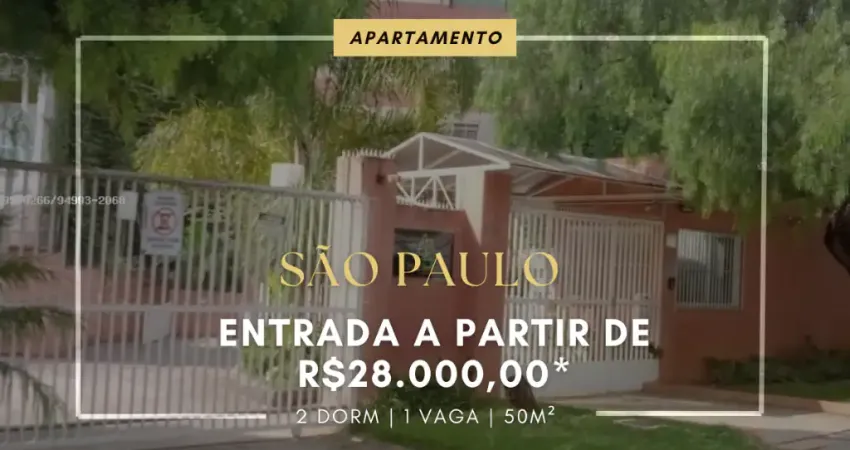 APARTAMENTO À VENDA EM SÃO PAULO - VILA CURUÇÁ - ENTRADA DE 26.000,00