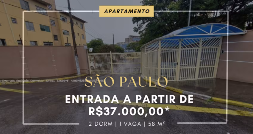 APARTAMENTO À VENDA EM SÃO PAULO 37.000,00 DE ENTRADA - JARDIM LUCINDA ZONA LESTE