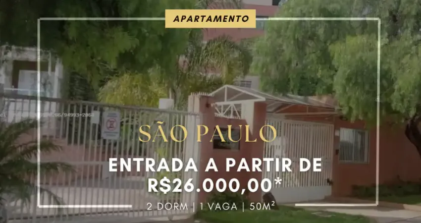 APARTAMENTO À VENDA EM SUZANO 88.000,00 DE ENTRADA - JD. LINCOLN
