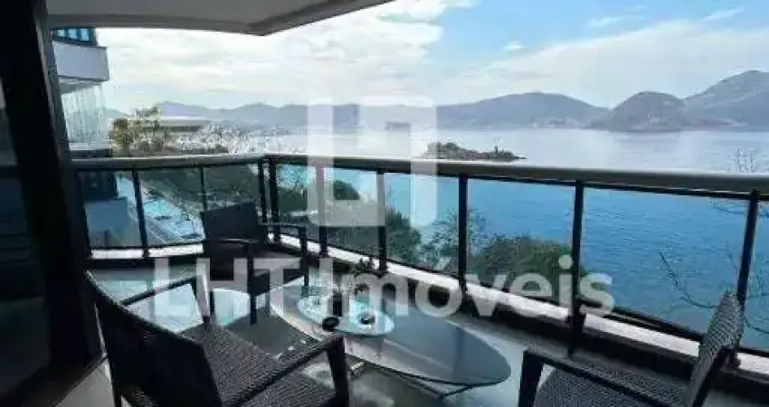 Maravilhoso apartamento frente mar, 4 quartos, 236m², para locação ou venda na boa viagem em niterói-rj