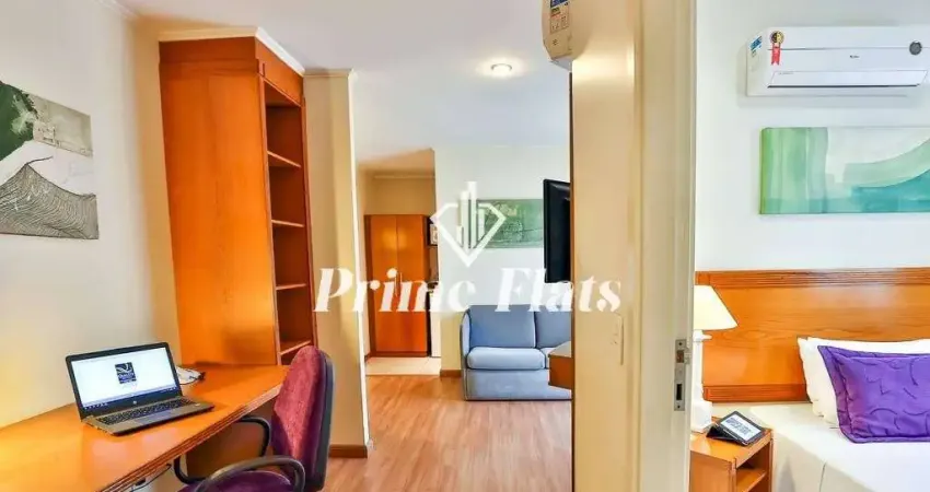 Flat disponível para venda quality suítes long stay vila olímpia, com 52m², 2 dormitórios e 1 vaga