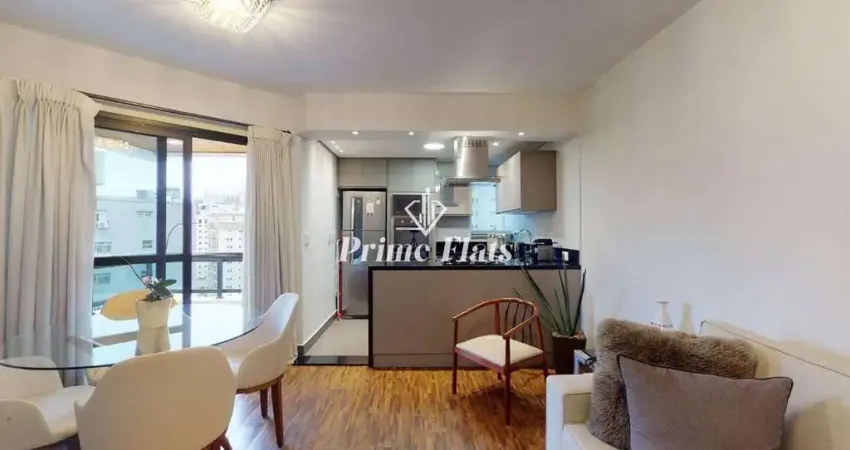 Flat disponível para locação no the first free flex residence no jardins, com 80 m², 2 dormitórios e 2 vagas