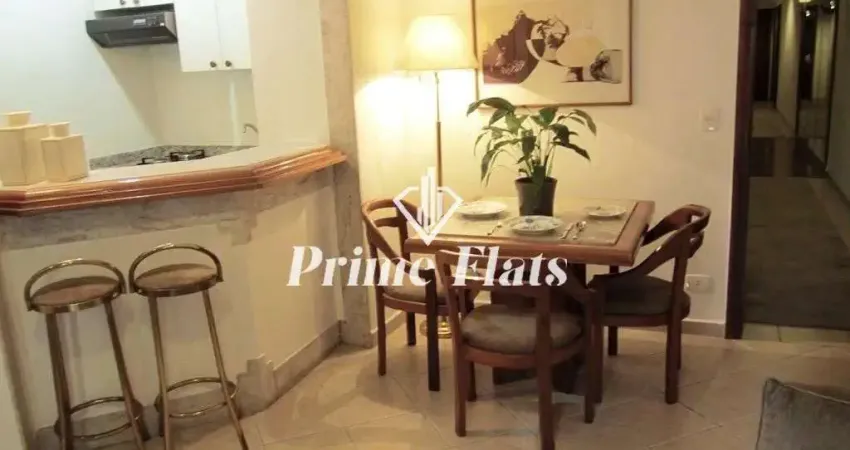 Flat golden tower residence no itaim bibi disponível para venda, com 42,22m², 1 dormitório e 1 vaga