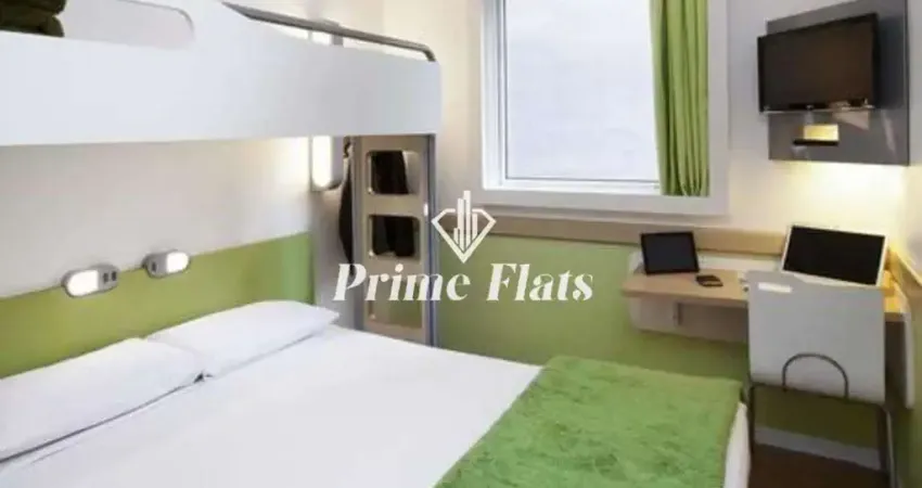 Flat disponível para venda no hotel íbis budget paulista, com 12m², 1 dormitório e 1 vaga