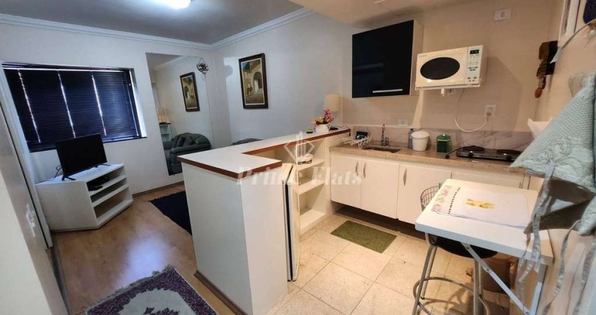 Flat disponível para locação no Le Premier, com 28m², 1 dormitório e 1 vaga