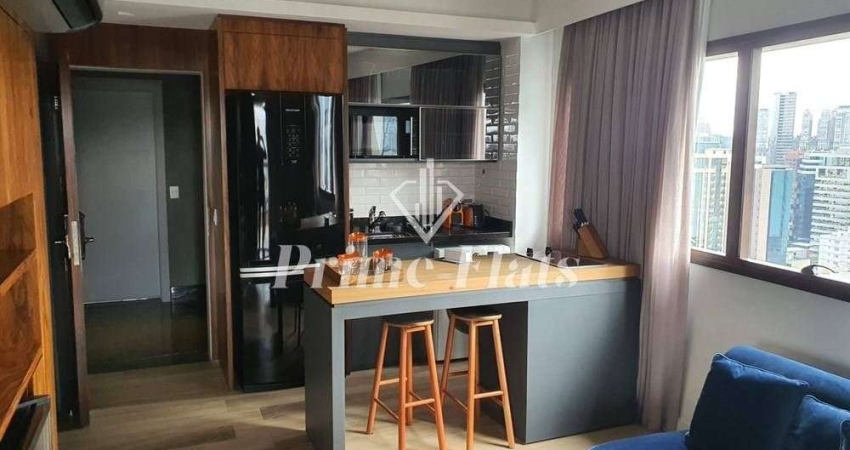 Flat disponível para venda no Cyrela by Pininfarina no Itaim Bibi, com 49m², 1 dormitório e 1 vaga