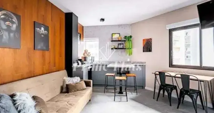 Flat disponível para venda no Hampton Park no bairro Jardins, com 29,80m², 1 dormitório e 1 vaga de garagem