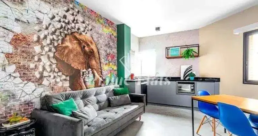 Flat disponível para venda no Hampton Park no bairro Jardins, com 29,80m², 1 dormitório e 1 vaga de garagem