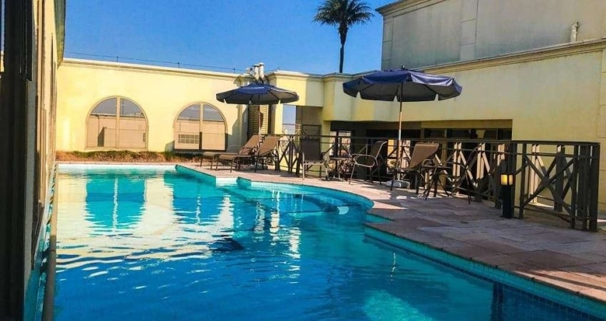 Flat disponível para venda no Hotel São Caetano do Sul, 17m², 1 dormitório e 1 vaga de garagem