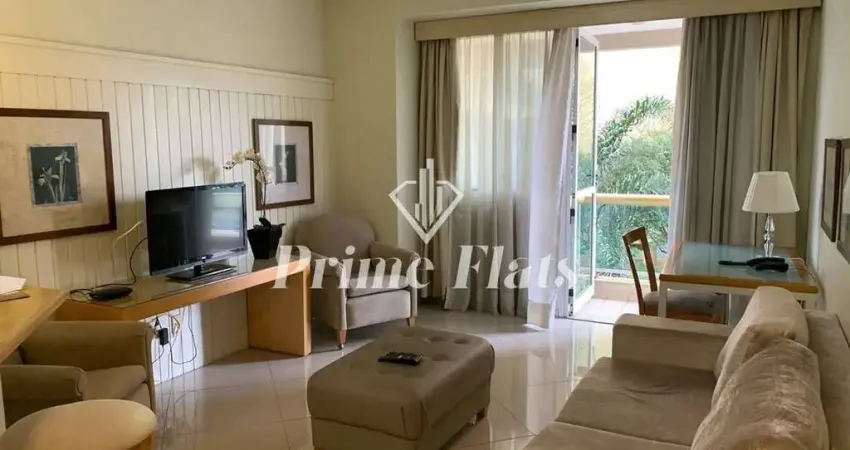 Flat disponível para locação no HB Hotels Sequóia Alphaville, com 54m², 1 dormitório e 1 vaga