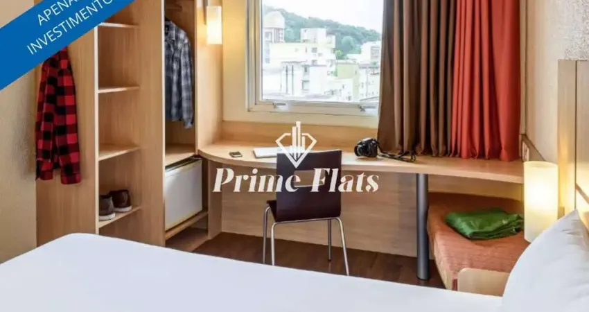 Flat disponível para venda no hotel ibis blumenau, com 30m², 1 dormitório e 1 vaga