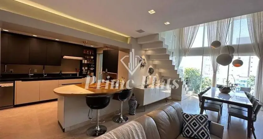 Apartamento disponível para locação no condomínio nova york penthouses, com 210m², 3 dormitórios e 3 vagas