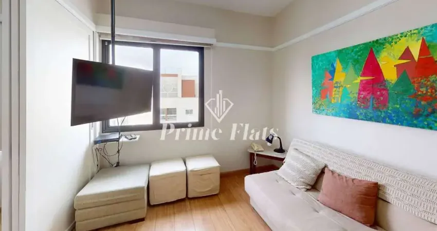 Flat disponível para locação no Ninety Hotel, com 30m², 1 dormitório e 1 vaga de garagem