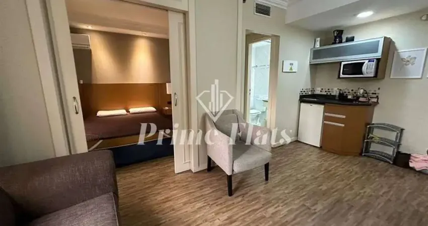 Flat disponível para locação no the world executive na vila olímpia com 30m², 1 dormitório e 1 vaga de garagem