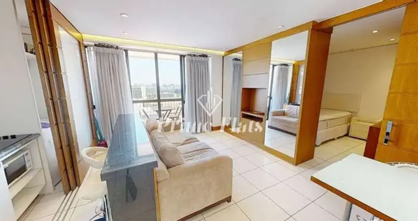 Flat disponível para locação no live lodge residencial ibirapuera, com 45m², 1 dormitório e 1 vaga