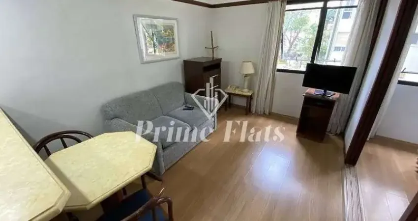 Flat disponível para locação no Ninety Hotel, com 33m², 1 dormitório e 1 vaga de garagem