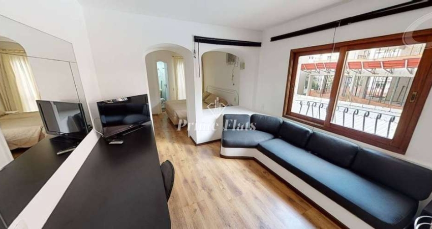 Flat disponível para locação no Mont Clair Residence, com 45m², 1 dormitório e 1 vaga de garagem