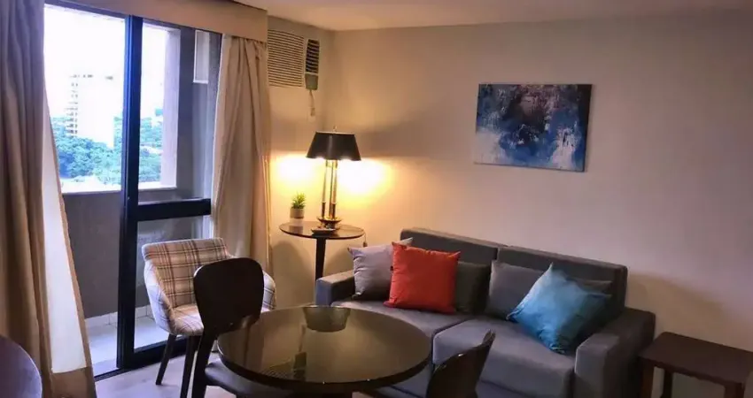 Flat disponível para locação no Hotel Premium Flats Berrini no Brooklin, com 30m², 1 dormitório e 1 vaga
