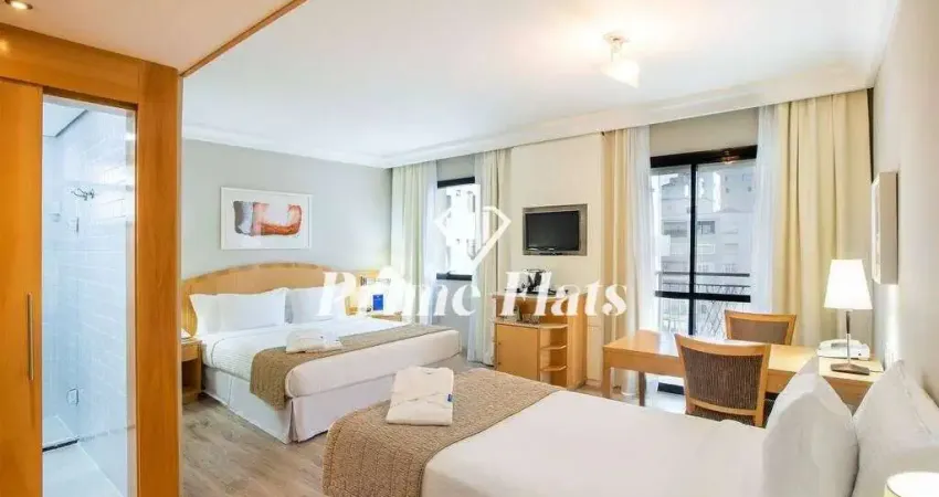 Flat disponível para venda no tryp higienópolis hotel, com 32m², 1 dormitório e 1 vaga de garagem