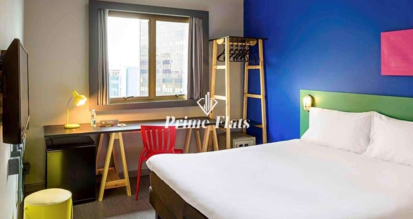 Flat disponível para venda no Ibis Styles SP Faria Lima, com 18m², 1 dormitório e 1 vaga de garagem