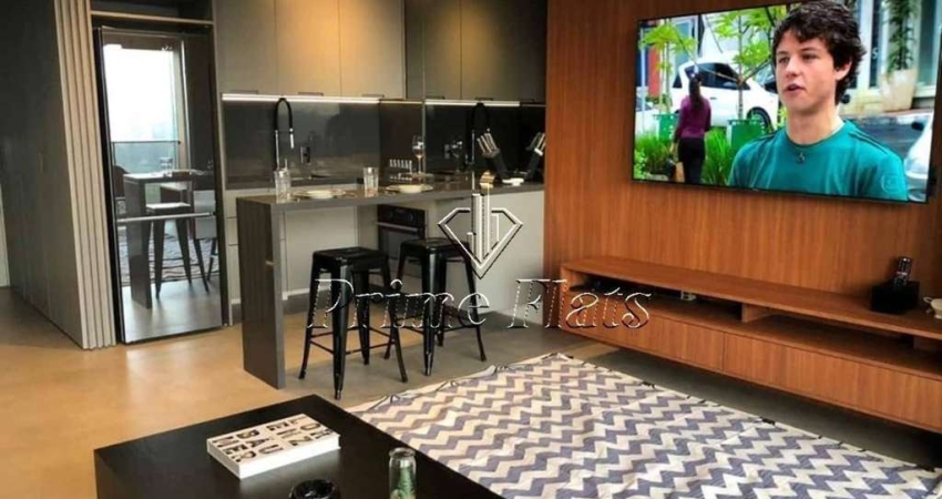 Flat disponível para venda no VHouse por JFL Living em Pinheiros, com 46m², 1 dormitório e 1 vaga