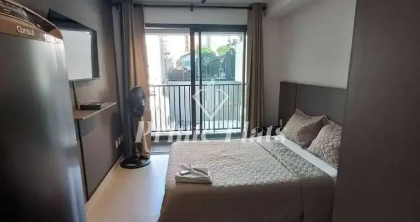 Flat disponível para venda no edifício go campo belo no brooklin, com 25m² e 1 dormitório