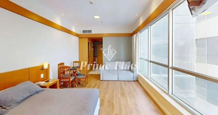 Flat disponível para locação no Wyndham Garden Convention Nortel, com 32m², 1 dormitório e 1 vaga