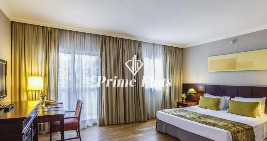 Flat disponível para venda no blue tree premium verbo divino, com 31m², 1 dormitório e 1 vaga
