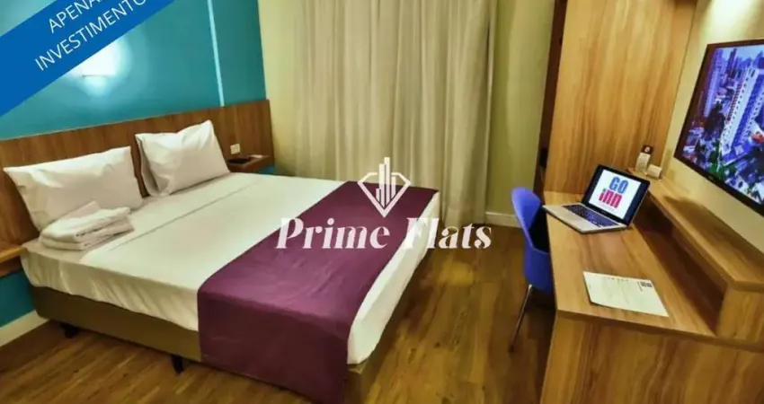 Flat disponível para venda no go inn campinas, com 40m², 1 dormitório e 1 vaga