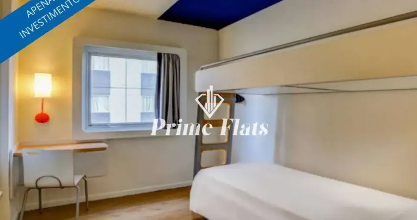 Flat disponível para venda no íbis budget tamboré, com 13m², 1 dormitório e 1 vaga de garagem