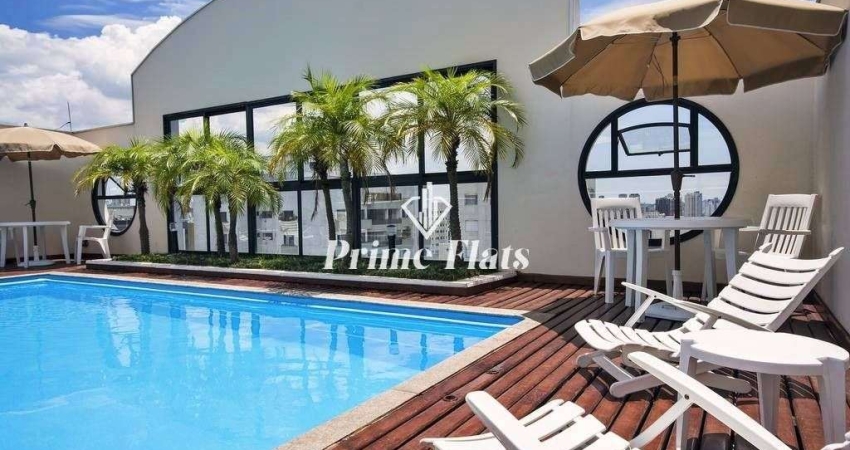 Flat disponível para locação no Tsue The Palace Flat, com 33m², 1 dormitório e 1 vaga