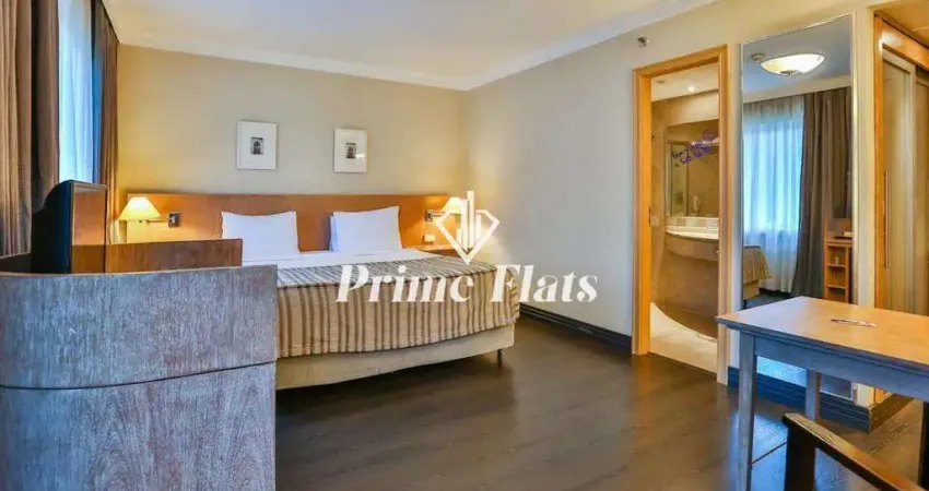 Flat disponível para venda no Park Inn by Radisson Berrini no Brooklin Novo, com 28m², 1 dormitório e 1 vaga de garagem