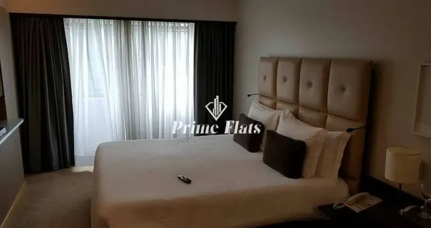 Flat disponível para venda no Sol Alphaville Hotel &amp; Residence, com 47m², 1 dormitório e 1 vaga