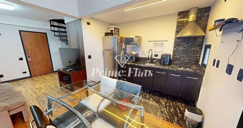 Flat disponível para venda no Place Vendome Flat Service em Moema, com 52m², 1 dormitório e 1 vaga